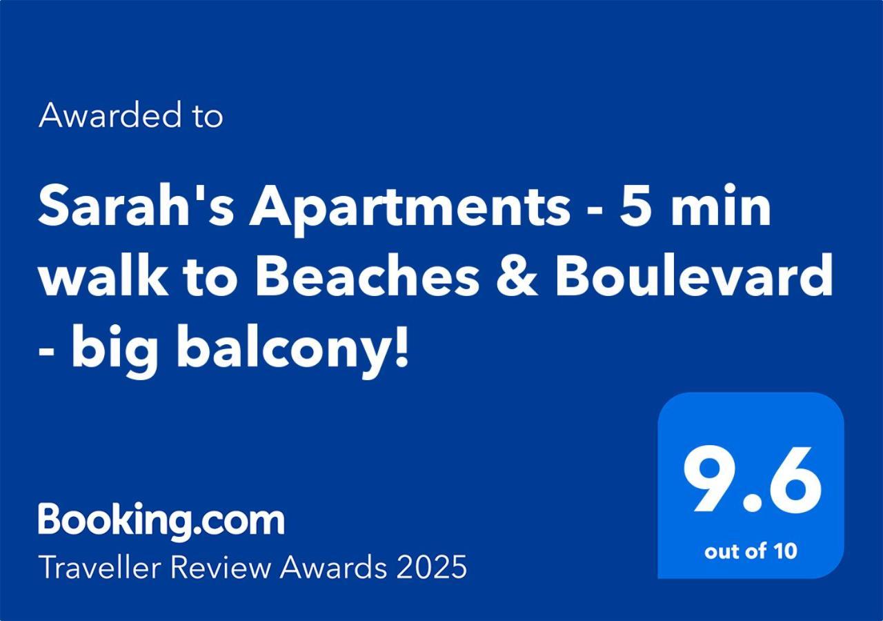 Sarah'S Apartments - 5 Min Walk To Beaches & Boulevard - Big Balcony! Sarandë Exterior foto
